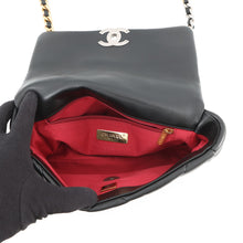 Load image into Gallery viewer, CHANEL CHANEL19 Matelasse Shoulder Bag BlackAS1160-B07327-94305 Shiny Lambskin