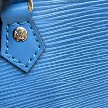 将图像加载到图库查看器中,LOUIS VUITTON Petit Sac Plat BlueM80167 Epi Leather