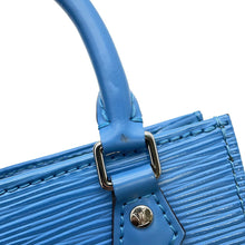 将图像加载到图库查看器中,LOUIS VUITTON Petit Sac Plat BlueM80167 Epi Leather