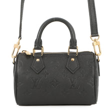 Load image into Gallery viewer, LOUIS VUITTON Nano Speedy NoirM82450 Monogram Empreinte Leather