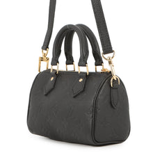 Load image into Gallery viewer, LOUIS VUITTON Nano Speedy NoirM82450 Monogram Empreinte Leather