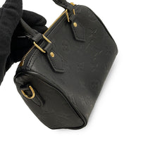Load image into Gallery viewer, LOUIS VUITTON Nano Speedy NoirM82450 Monogram Empreinte Leather
