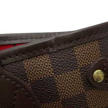 将图像加载到图库查看器中,LOUIS VUITTON Neverfull RedN51109 Damier Ebene Canvas Size PM