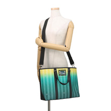 将图像加载到图库查看器中,LOUIS VUITTON Weekend tote Green/YellowM59919 Damier stripe Size PM