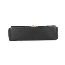 将图像加载到图库查看器中,CHANEL Matelasse Double Flap Egyptian Bag Charm Chain Shoulder Bag BlackA01112 Lambskin Size 25