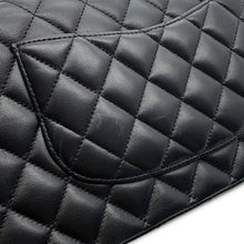 将图像加载到图库查看器中,CHANEL Matelasse Double Flap Egyptian Bag Charm Chain Shoulder Bag BlackA01112 Lambskin Size 25