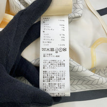 将图像加载到图库查看器中,HERMES Blouse Palefroi Remix Size 34 Blanc NarkleH5H0628DLTL34 Silk100%