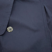 将图像加载到图库查看器中,CHANEL Short Trench Size 34 NavyP80388 Cotton82% Silk18%