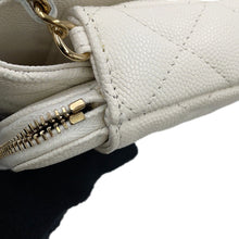将图像加载到图库查看器中,CHANEL Chain Phone Case WhiteAP2096-B10583-10601 Caviar Leather