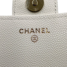 将图像加载到图库查看器中,CHANEL Chain Phone Case WhiteAP2096-B10583-10601 Caviar Leather