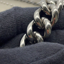 Load image into Gallery viewer, CHANEL Boy Chanel Studded ChainShoulder Bag MetalicGrayA67086 Vintage calf Size 25
