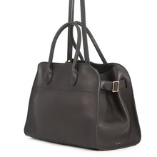 Load image into Gallery viewer, The Row Soft Margaux BlackW1586L72BLSG Leather Size 12