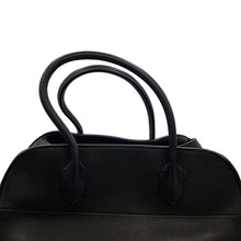 将图像加载到图库查看器中,The Row Soft Margaux BlackW1586L72BLSG Leather Size 12