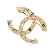 将图像加载到图库查看器中,CHANEL CC Logo Tweed-style BroochABB103-B13473-NP955 Gold Plated