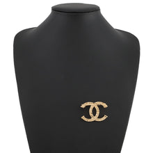 将图像加载到图库查看器中,CHANEL CC Logo Tweed-style BroochABB103-B13473-NP955 Gold Plated