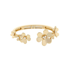 将图像加载到图库查看器中,Van Cleef & Arpels Frivole Bracelet 7 Flowers Size MediumVCARP6L200 18K Yellow Gold
