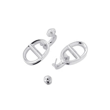 将图像加载到图库查看器中,HERMES Chaine d'Ancre Earrings SV925