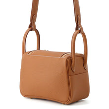 Load image into Gallery viewer, HERMES Lindy Gold Taurillon Clemence Size Mini