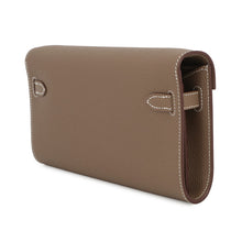 将图像加载到图库查看器中,HERMES Kelly wallet long to go Etoupe Epsom