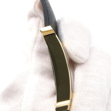 Load image into Gallery viewer, HERMES H Watch GM H34mm×W30mm Stainless Steel Gold Plated Epsom(Black) Silver DialHH1.801