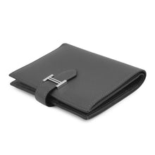 将图像加载到图库查看器中,HERMES Bean compact Ardoise Veau Madame