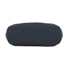 Load image into Gallery viewer, HERMES Bloom Sac de Pansage Navy/Feu Toile Chevrons Canvas