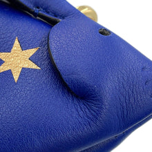 Load image into Gallery viewer, LOEWE Bunny Stars Animal Bag Charm Blue/Gold199.30ST40 Leather