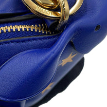 Load image into Gallery viewer, LOEWE Bunny Stars Animal Bag Charm Blue/Gold199.30ST40 Leather