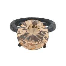 Load image into Gallery viewer, Bottega Veneta Round Cut Ring Size 13 SV925 Color Stone