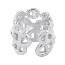 将图像加载到图库查看器中,HERMES Chaine d'Ancre Anchene Ring Size GM/47/#7 SV925