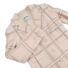 Load image into Gallery viewer, CHANEL CC LogoButton TweedJacket Size 34 Pink/BlackP71173 Wool76% Acryl22% Polyester1% Polyamide1%