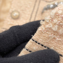 Load image into Gallery viewer, CHANEL CC LogoButton TweedJacket Size 34 Pink/BlackP71173 Wool76% Acryl22% Polyester1% Polyamide1%