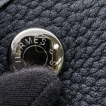 将图像加载到图库查看器中,HERMES Garden Party Blue Indigo Negonda Leather Size PM
