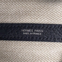 将图像加载到图库查看器中,HERMES Garden Party Blue Indigo Negonda Leather Size PM