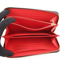 将图像加载到图库查看器中,LOUIS VUITTON Zippy Wallet CoquelicotM41896 Monogram