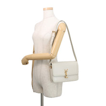 将图像加载到图库查看器中,SAINT LAURENT PARIS Solferino Shoulder Bag Ivory634305 Leather Size Medium