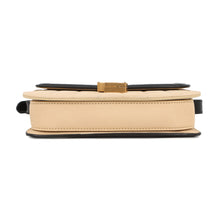 将图像加载到图库查看器中,SAINT LAURENT PARIS Solferino Shoulder Bag Beige/Black739139 Nubuck Leather Patent Leather Size Small