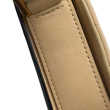 将图像加载到图库查看器中,SAINT LAURENT PARIS Solferino Shoulder Bag Beige/Black739139 Nubuck Leather Patent Leather Size Small