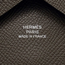 Load image into Gallery viewer, HERMES Calvi Duo Vertroden Epsom