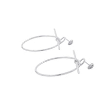 Load image into Gallery viewer, HERMES Loop Earrings Size MM SV925