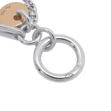 将图像加载到图库查看器中,HERMES Ex Libris Necklace Size PM SV925 K18PG