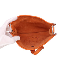 将图像加载到图库查看器中,HERMES Evelyne3 Orange Taurillon Clemence Size 23