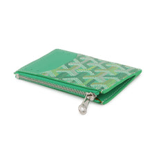 将图像加载到图库查看器中,GOYARD Bourbon Zip-Around Card Holder Meadow GreenBOURBOPMLTY PVC/Leather