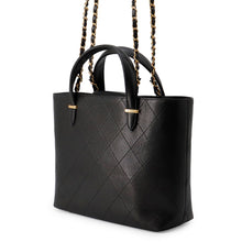 将图像加载到图库查看器中,CHANEL Matelasse 2WayTote Bag BlackAS5777 Caviar Leather