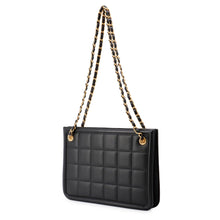 Load image into Gallery viewer, CHANEL Small Shopping Bag BlackAS5250 Lambskin