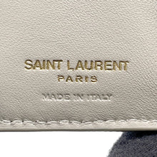 将图像加载到图库查看器中,SAINT LAURENT PARIS Origami Tiny Wallet Off-white668274 Leather