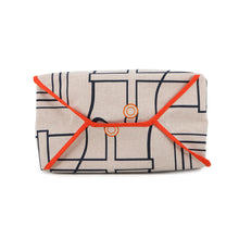 将图像加载到图库查看器中,HERMES Cadrege Beach Bag Blue/Yellow/Pink Toile H