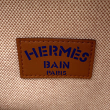 将图像加载到图库查看器中,HERMES Cadrege Beach Bag Blue/Yellow/Pink Toile H