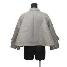Load image into Gallery viewer, LOEWE Trapeze Leather Jacket Size 36 GrayS540Y34L35 Leather
