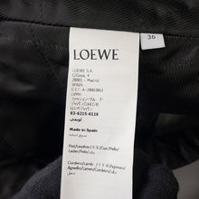 Load image into Gallery viewer, LOEWE Trapeze Leather Jacket Size 36 GrayS540Y34L35 Leather
